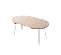 Mesa redonda extensible Berg White - oak
