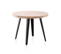 Mesa redonda fija Berg Black - oak