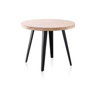 Mesa de comedor Berg diseño fijo Ø100x76 cm Adec Nordish/black oak 76.00