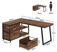 Mesa redonda - Mesa para comedor - Mesa para cocina - Mesa con cajón - Blanca - Diámetro de 120 cm