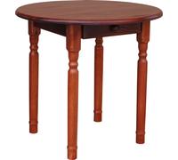 Mesa redonda para comedor, modelo Calvados, de 90 cm