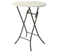 Mesa redonda plegable cocktail Lifetime Ø84 x 110 cm