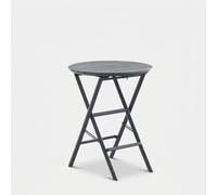 Mesa redonda plegable para exterior e interior 60 cm Cervinia - Antracita