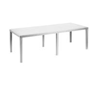 Mesa resina queen 220x90 cm blanca