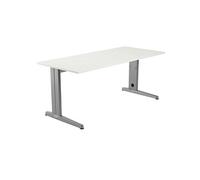 Mesa Rocada Rectangular 220x100 Melamina Aluminio Tablero Haya