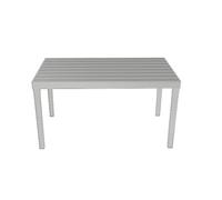 Mesa sumatra blanca 138x78 cm