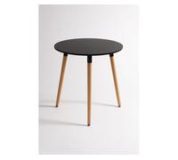 Mesa tower redonda 80 cm - negro