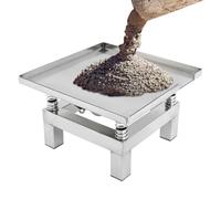 Mesa vibratoria de hormigón pequeña, prueba de vibración, banco de prueba, mesa vibratoria, plataforma de acero inoxidable, mini mesa vibratoria, 350 x 350 cm, 220 V, 3600 rpm, para formas de