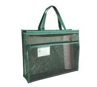 Mesh Zipper File Bags - 17x13x4.4 Inch Transparent Organizer Case with Handle, A3 Carry Tote Design, Sturdy Waterproof Build | Reliable Closure System, Spacious Storage Solution Posters Painting