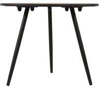 Mesita auxiliar - Negra - Ø60x41 cm - Acero