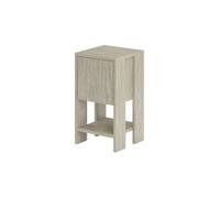 Mesita de noche 1 puerta abatible h55 cm - ema