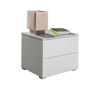 Mesita de noche con 2 cajones capri - conforama