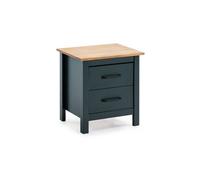 Mesita de noche eira blue ocean - oak 46 x 49,5 x 35 cm