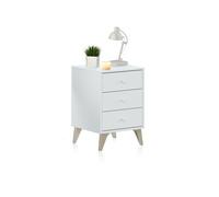 Mesita de noche iconic blanco artik (blanco mate) 40 x 56 x 33,5 cm