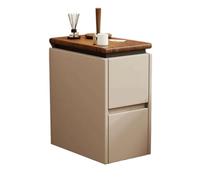 Mesita de noche Mesita De Noche Estilo Vintage Hogar Dormitorio Pequeño | Gabinete lateral ultraestrecho de 25 cm(XXL)