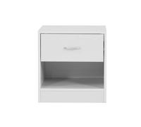 Mesita de noche ona 1 cajón color blanco - conforama