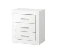 Mesita loira 3 cajones - 62x54x35 blanco