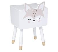 Mesita mdf blanco 53x26.5x34cm
