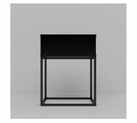Mesita style 40cm un cajón color negra - conforama
