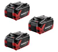 Metabo 3x LiHDX batería 18 V 8.0 Ah CAS Li-Ion batería ( 3x 624975000 )