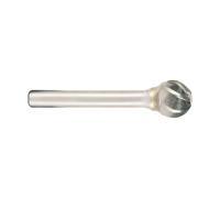 Metabo 4007430228536 628376000-Fresa para Tratar el aluminiio Esfera dentado Aluminio 12,7 x 56 mm Longitud Trabajo 11 mm vástago de 6 mm, 0 V, Negro, Size