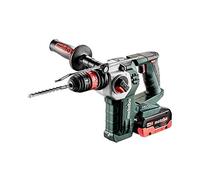 METABO 600211540 - Martillo ligero SDS-Plus sin escobillas a bateria 18V / 1x LiHD 4,0 + 1x LiHD 5,5 Ah Li-Ion KHA 18 LTX BL 24 Quick con maletin MetaLoc