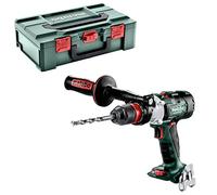 METABO 602357840 - Taladro percutor sin escobillas a bateria 18V Ah Li-Ion SB 18 LTX-3 BL Q I con maletin MetaLoc Negro, Verde, Rojo