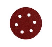 METABO 624001000 - Hojas de lijar Professional para madera y metal 6 perforaciones enganche velcro 150 mm grano P 40 (Envase de 5 Ud)