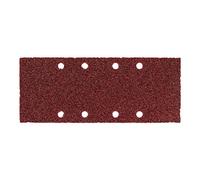 METABO 624482000 - Hojas de lijar Professional para madera y metal 8 perforaciones para tensar 93 x 230 mm grano P 80 (Envase de 10 Ud)