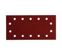 METABO 625791000 - Hojas de lijar Professional para pinturas y masillas 14 perforaciones enganche velcro 115 x 230 mm grano P 180 (Envase de 10 Ud)