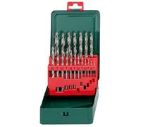 Estuche metálico con 19 brocas hss-g metabo 627153000, para metal, af