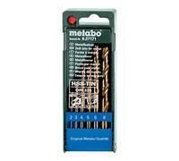 Metabo 627171000 627171000-Estuche 6 Brocas para Metal HSS-Tin 2/3 / 4/5 / 6/8 mm