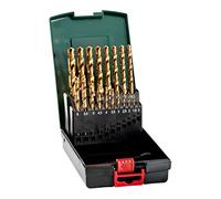 Metabo 627173000 627173000-Estuche 19 Brocas para Metal HSS-Tin 1-10 mm
