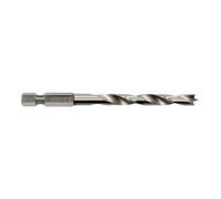 Metabo 627524000 627524000-Broca para Madera helicoidal inserción 1/4" 4x75 mm Longitud de Trabajo 40 mm