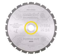 Metabo Hoja de sierra 628220000 HW/CT 254x2,4x30 mm 24 dientes 5° NEG