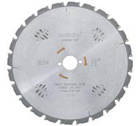 Metabo 628222000 628222000-Hoja de Sierra HW/CT 254 x 2.4/1.8 x 30 Dtes = 60 W 5º NEG, Negro