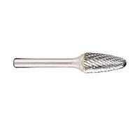 METABO 628355000 - Fresa cónica recalcada dentado en cruz 9,6 x 64 mm longitud trabajo 19 mm vástago de 6 mm