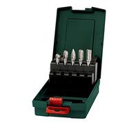 METABO 628403000 - Juego de 5 fresas dentado en cruz vástago de 6 mm