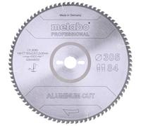 METABO 628448000 - Hoja de sierra MKS Aluminium Cut Prof para aluminio 305x30 mmDientes Z84 FZ/TZ 5º negativo