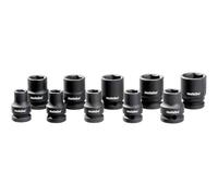 metabo 628831000-Juego de Llaves de Vaso 1/2" 10 Piezas, multicolor