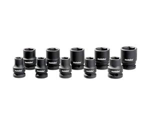 metabo 628831000-Juego de Llaves de Vaso 1/2" 10 Piezas, multicolor