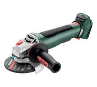 Metabo Amoladora a batería WPB 18 LT BL 11-125 (18V, Ø125mm, 10.000 rpm, Brushless, Sistema M-Quick, Embrague S-Automatic, Arranque suave, Interruptor de hombre muerto y Freno de urgencia del disco)