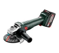 Metabo Amoladora angular a batería W 18 L 9-125, 18 V, MetaBOX 165 L