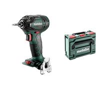 metabo Atornillador de impacto inalámbrico SSD 18 LTX 200 BL - 602396890 - 18 V - Atornillador de impacto inalámbrico con motor sin escobillas y función APS - Sin batería ni cargador