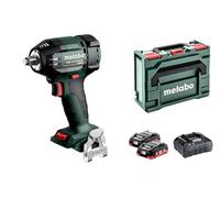 metabo Atornillador de impacto inalámbrico SSW 18 LTX 550 BL - 18 V, 550 Nm, cuadrado exterior de 1/2", sin escobillas, manejable, LED, para construcción de madera, cambio de neumáticos, montaje