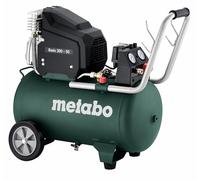 Metabo Basic 601525000 - Compresor OF (250-50 W (con acoplamiento rápido universal, protección contra sobrecarga, compresor de pistón sin aceite, accesorios de taller)