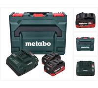 Metabo basic set 2x batería Li-Power 18 V 8,0 Ah CAS Li-Ion ( 685131590 ) + cargador ASC 145 + metaBOX