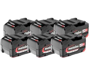 Metabo - Batería Li-Power 18V 5,2 Ah, 6 piezas 625152000