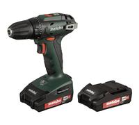 Metabo BS 18 Atornillador Taladro Inalámbrico con 2 Baterías 2.0Ah