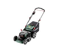 Metabo RM 36-18 LTX BL 46 Cortacésped manual eléctrico a batería 18V, ancho corte 46 cm, para áreas hasta 800 m2, color verde